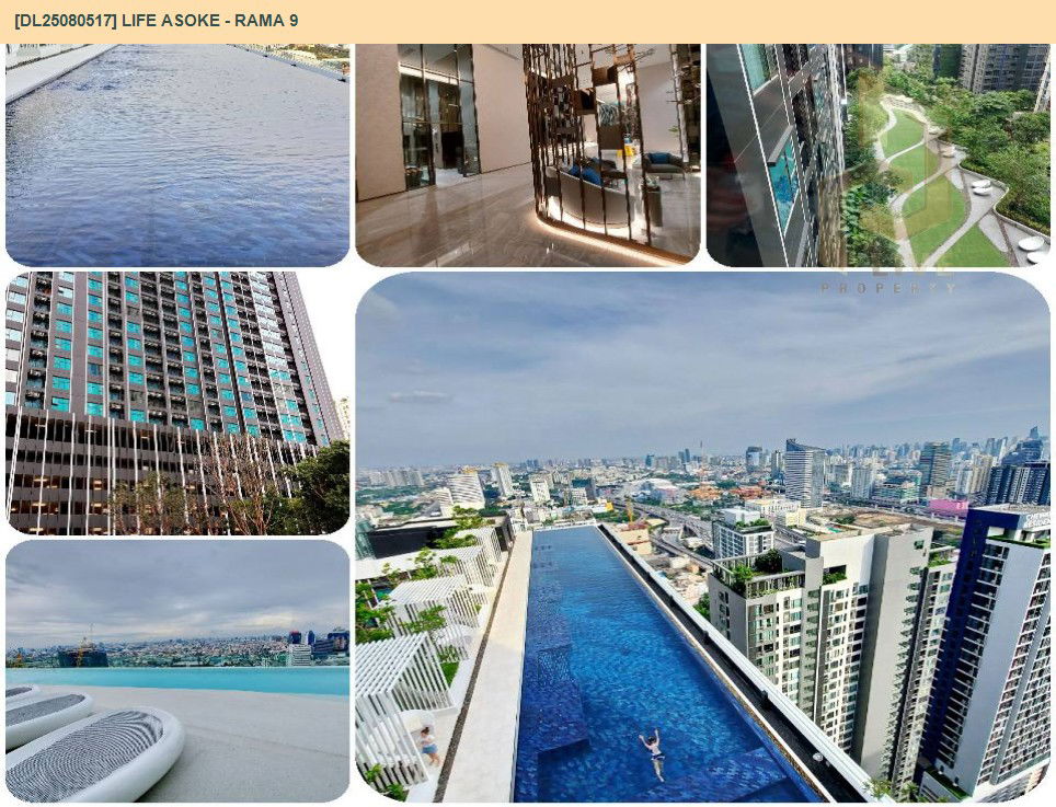 รูป DL25080517 ให้เช่าคอนโด ไลฟ์ อโศก - พระราม 9 (Life Asoke - Rama 9) ใกล้ MRT พระราม 9 พร้อมเข้าอยู่ โทรด่วน 0638692663 LineID @655ebbvc - รูปที่ 9/10
