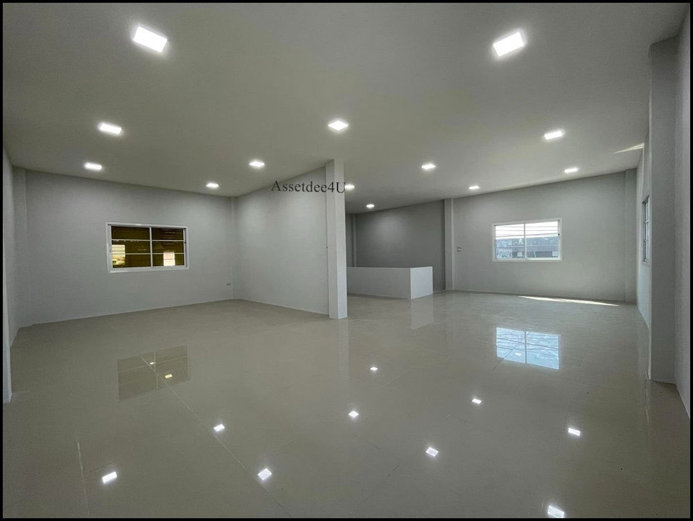 รูป AW552 ให้เช่าโกดัง โรงงาน ย่านบางปลา บางพลี โกดังมีออฟฟิศ พื้นที่ 456 ตร.ม. พื้นอีพ็อกซี่ เทรลเลอร์เข้าได้ - รูปที่ 4/8