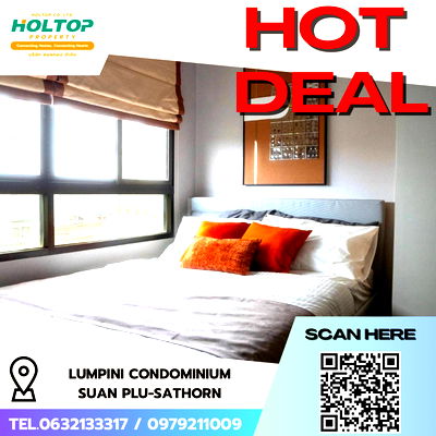 เช่าคอนโด BTS ราชดำริ : #R5777 🎉 180868 ให้เช่าคอนโด Lumpini Condominium Suan Plu-Sathorn
