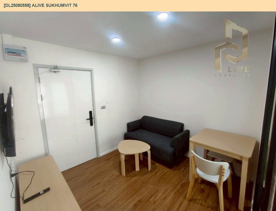 picture DL25080558 Condo for rent, ALIVE SUKHUMVIT 76 near BTS แบริ่ง, ready to move in, call urgently 0656133286 LineID @534wlwof - 4/13