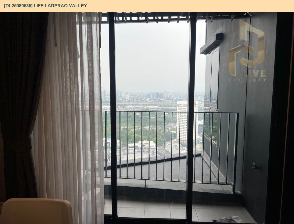 picture DL25080535 Condo for rent, Life Ladprao Valley near BTS Ha Yaek Lat Phrao, ready to move in, call urgently 0656133286 LineID @655ebbvc - 7/10