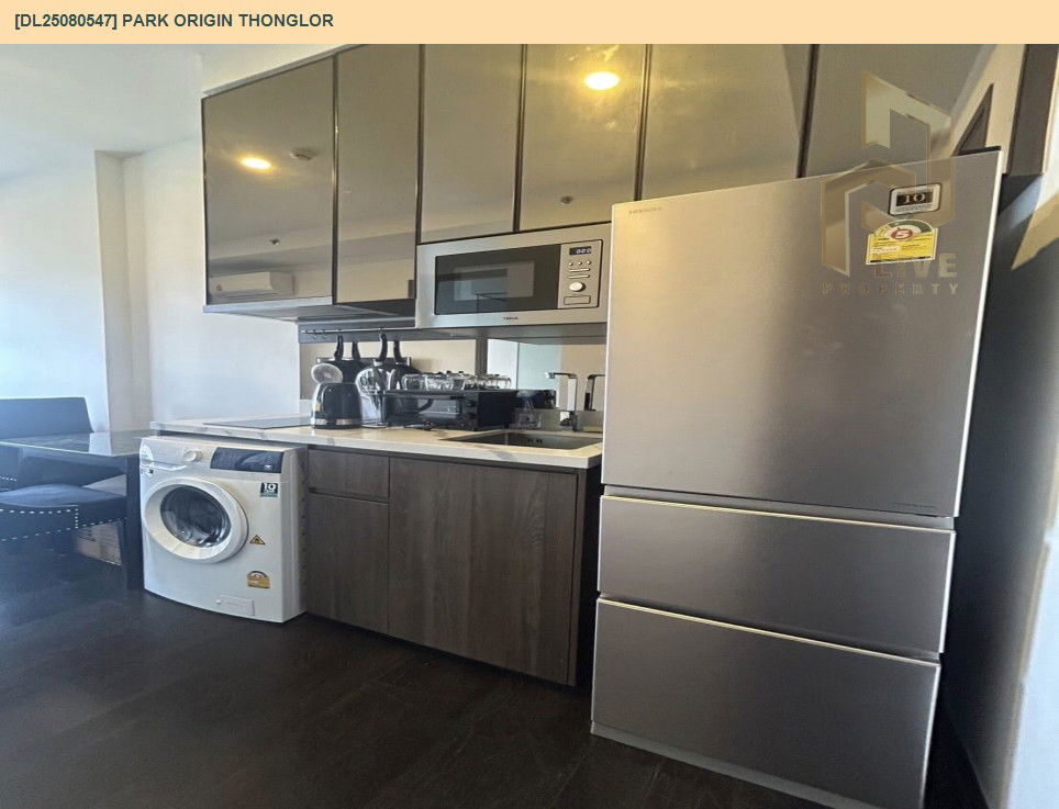 picture DL25080547 Condo for rent, PARK ORIGIN THONGLOR near BTS Thong Lo, ready to move in, call urgently 0656133286 LineID @655ebbvc - 4/12