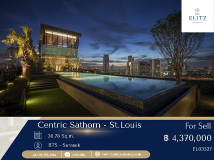 ✨ ชีวิตใจกลางสาทรที่ง่ายขึ้น กับราคาดีๆ ที่ Centric Sathorn – St.Louis 💖