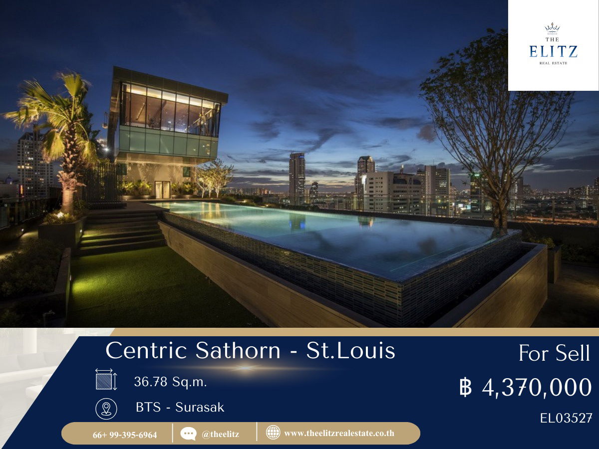รูป ✨ ชีวิตใจกลางสาทรที่ง่ายขึ้น กับราคาดีๆ ที่ Centric Sathorn – St.Louis 💖 - รูปที่ 1/8