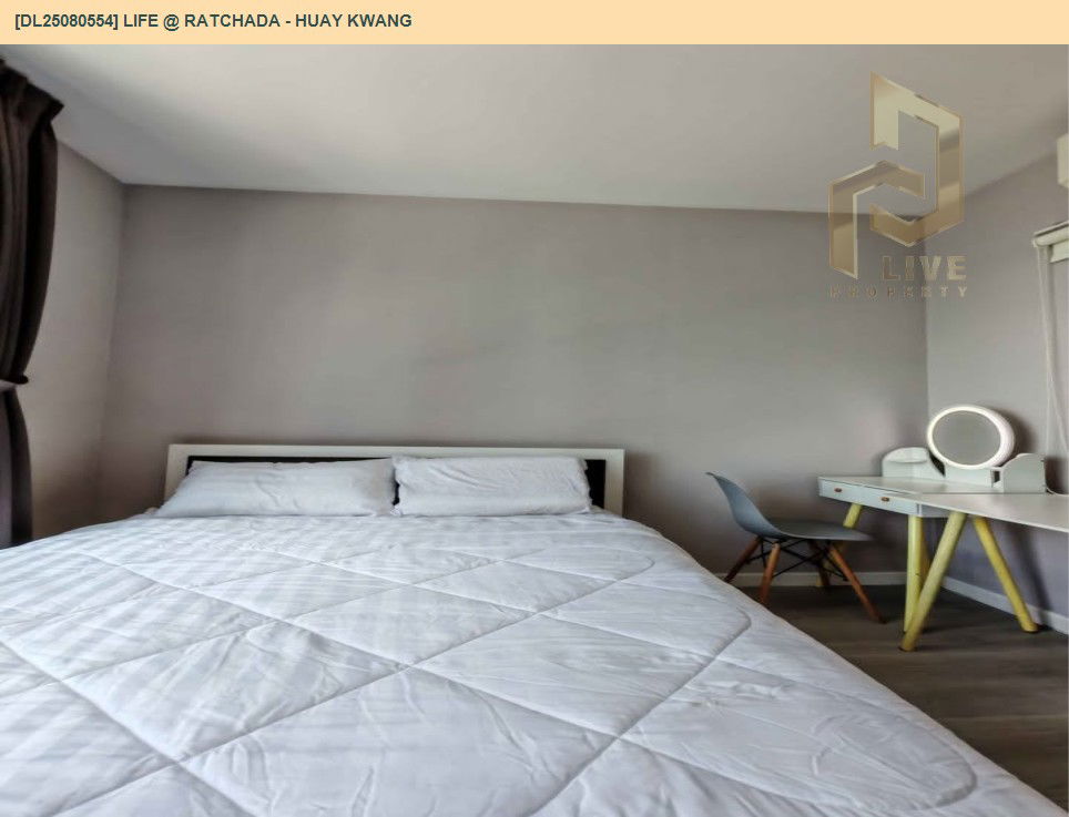 picture DL25080554 Condo for rent, Life @ Ratchada - Huay Kwang near MRT ห้วยขวาง, ready to move in, call urgently 0656133286 LineID @655ebbvc - 5/16