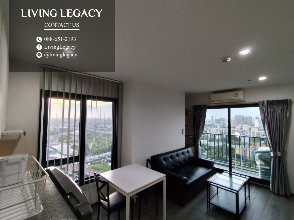 picture LTPO33YB Condo For Rent Rich Park @ Triple Station 35 Sq.M. Floor 25 line id : @livinglegacy - 13/16