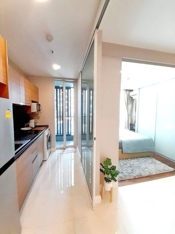 รูป ห้องสวยวิวสระ ให้เช่า 13,500 บาท 1 ห้องนอน เดอะเมโทรโพลิส สำโรง อินเตอร์เชนจ์ ติด BTS Samrong Station - รูปที่ 7/20