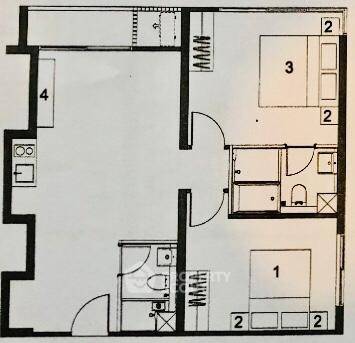 picture 2-BR Condo at Blossom Condo @ Sathorn-Charoenrat near BTS Surasak (ID 514647) - 11/12