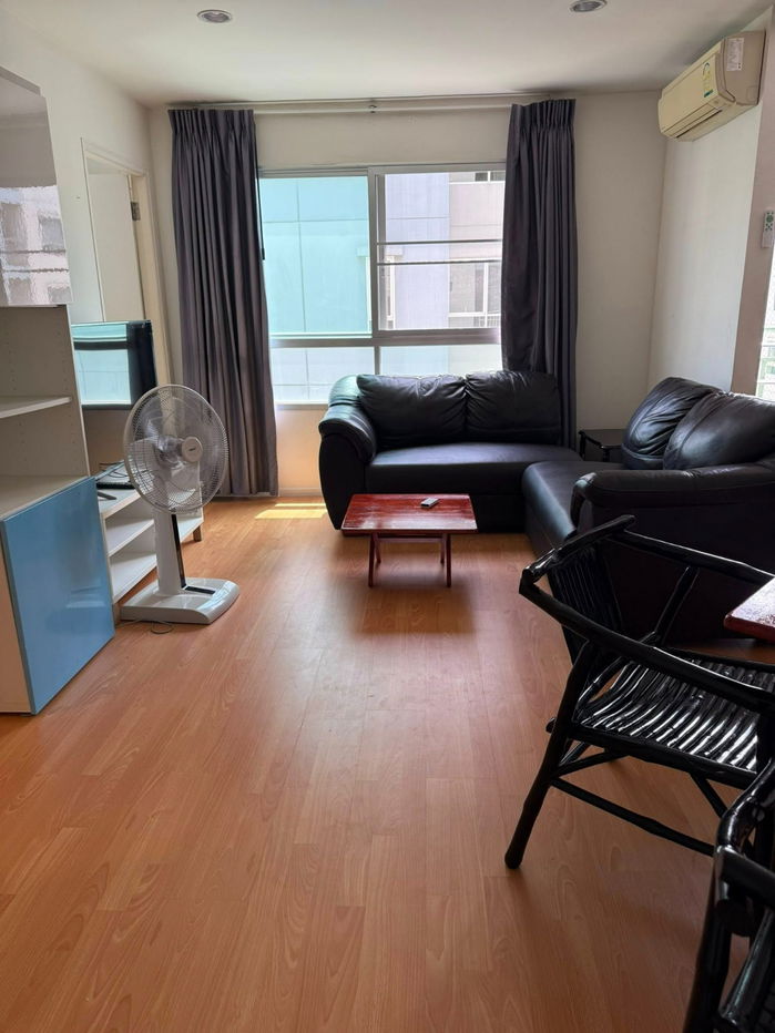 picture ✨ 2 bedrooms, 2 bathrooms, large room, Lumpini Ville On Nut-Pattanakarn Condo, 52 sq m, Building C1, 6th floor, only 14,000 baht 🏡💖 - 1/6