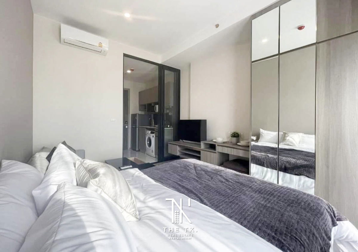 รูป ให้เช่าด่วน/ราคาดีที่สุด คอนโด Knightsbridge Prime Onnut ขนาด 27 ตร.ม. Studio / ครัวปิด ใกล้ BTS อ่อนนุช | ติดต่อคุณทีเค Line ID @637ilhsj - รูปที่ 2/13