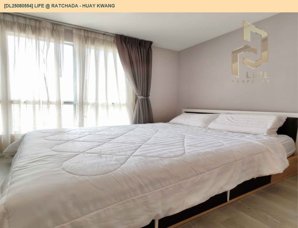 picture DL25080554 Condo for rent, Life @ Ratchada - Huay Kwang near MRT ห้วยขวาง, ready to move in, call urgently 0656133286 LineID @655ebbvc - 3/16