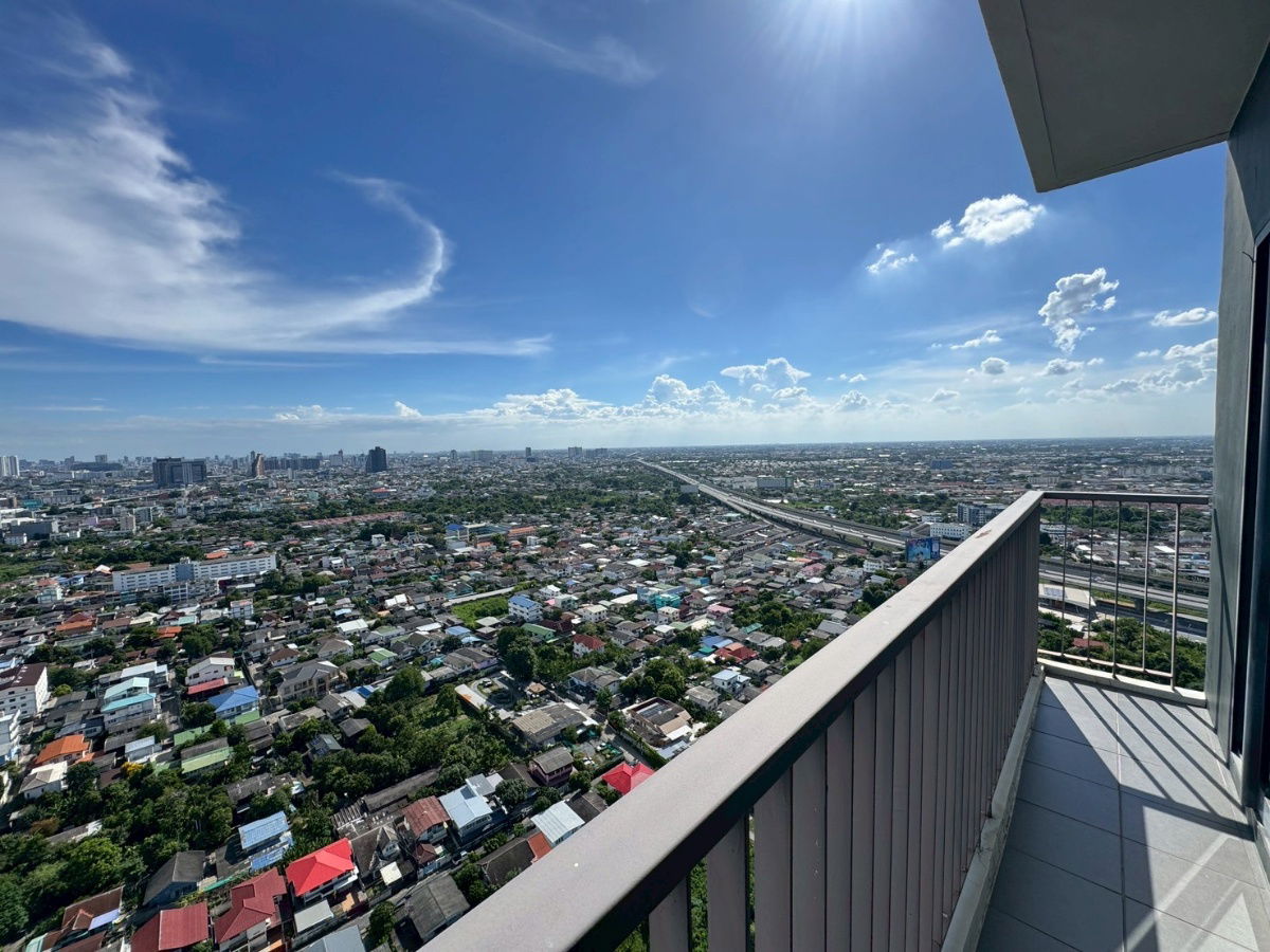 รูป คอนโด เดอะทรี ริโอ้ บางอ้อ ชั้น33 ห้องมุม 37.76ตรม 1นอน 1รับแขก ติดMrtบางอ้อ ห้องแรร์ ระเบียงไม่ติดใคร เห็นวิวโค้งแม่น้ำแบบพาโนราม่า - รูปที่ 15/28