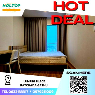 Condos for rent : #Z1956💥170868🔥 Condo for rent at Lumpini Place Ratchada-Sathu