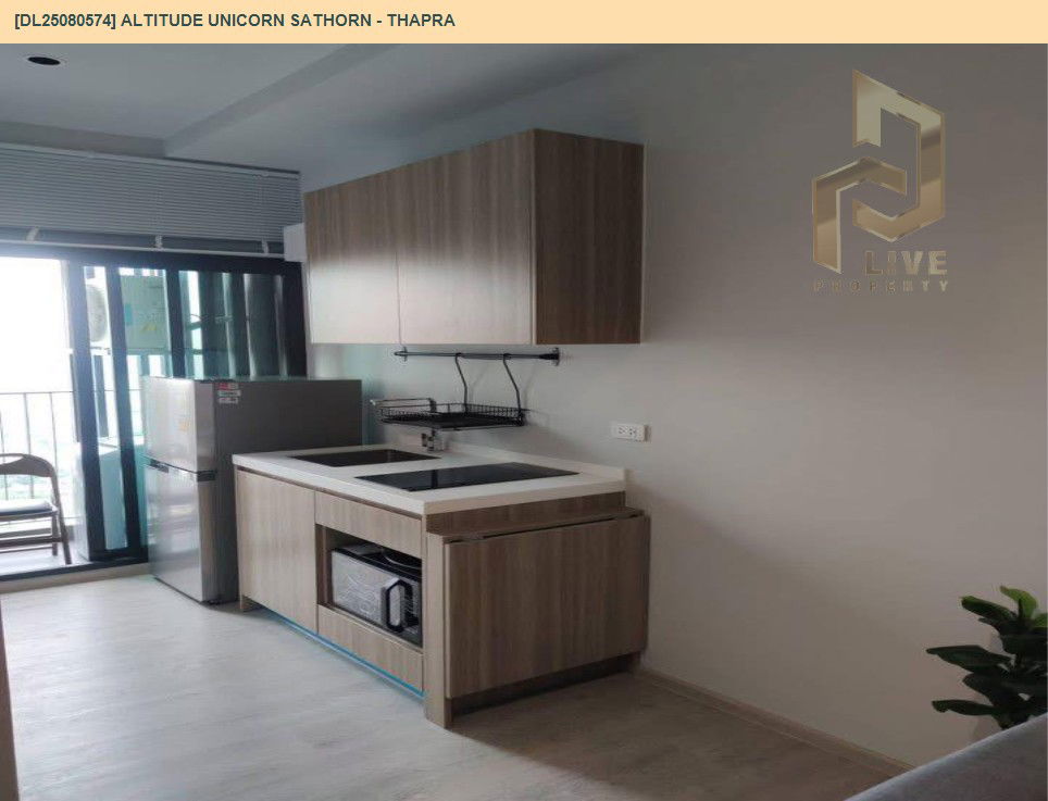 picture DL25080574 Condo for rent, Altitude Unicorn Sathorn - Thapra near BTS Talat Phlu, ready to move in, call urgently 0656133286 LineID @534wlwof - 6/15