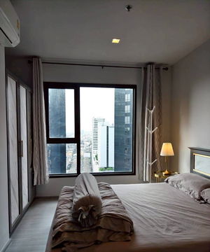 WS2386 🔥 For rent Life Asoke-Rama 9 🔥 Near MRT Rama 9, only 19,000 baht/month