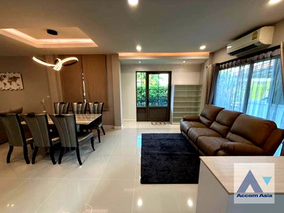Houses for rent Prawet : 🔼🔽 AccomA 📩 Newly renovated 3 BR House @Life Bangkok Boulevard Wongwaen-Onnut 2 (AA43243)