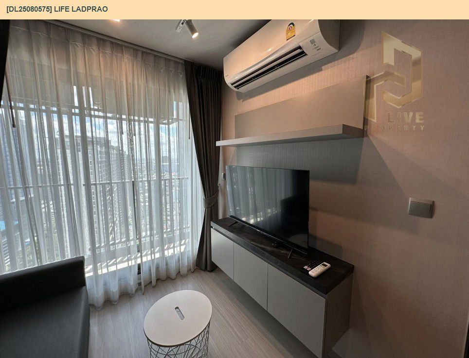 picture DL25080575 Condo for rent, Life Ladprao near BTS Ha Yaek Lat Phrao, ready to move in, call urgently 0656133286 LineID @534wlwof - 4/11
