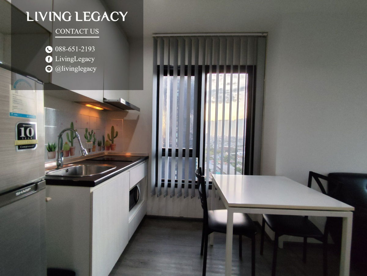 picture LTPO33YB Condo For Rent Rich Park @ Triple Station 35 Sq.M. Floor 25 line id : @livinglegacy - 8/16