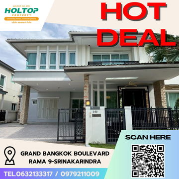 #R5762 🎉 180868 House for rent Grand Bangkok Boulevard Rama 9-Srinakarindra