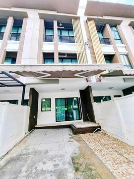 Kalpapruek KamnanMaen MRT PhasiCharoen 1.3km. Townhome for rent 3-syorey BaanKlangMuang 17sq.wa. 210