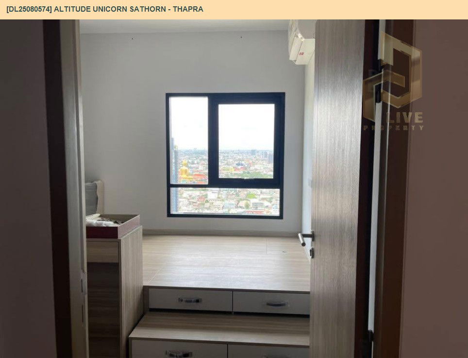 picture DL25080574 Condo for rent, Altitude Unicorn Sathorn - Thapra near BTS Talat Phlu, ready to move in, call urgently 0656133286 LineID @534wlwof - 15/15