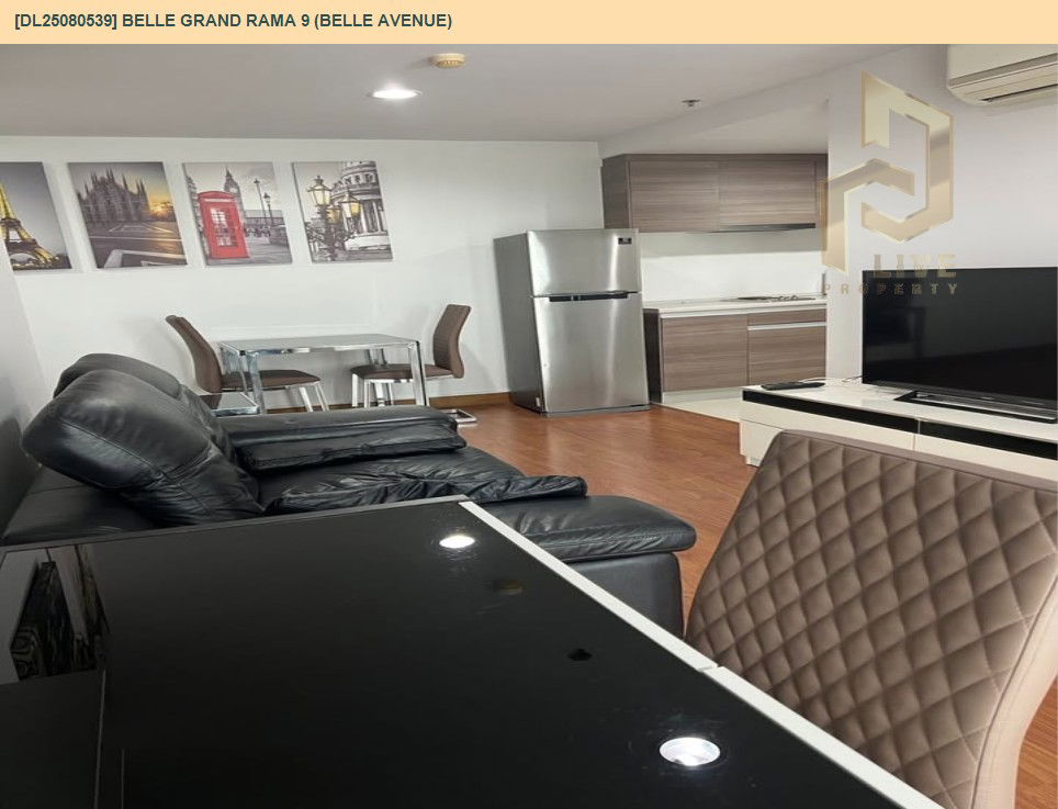 picture DL25080539 Condo for rent, Belle Grand Rama 9 (Belle Avenue) near MRT พระราม 9, ready to move in, call urgently 0656133286 LineID @655ebbvc - 3/6