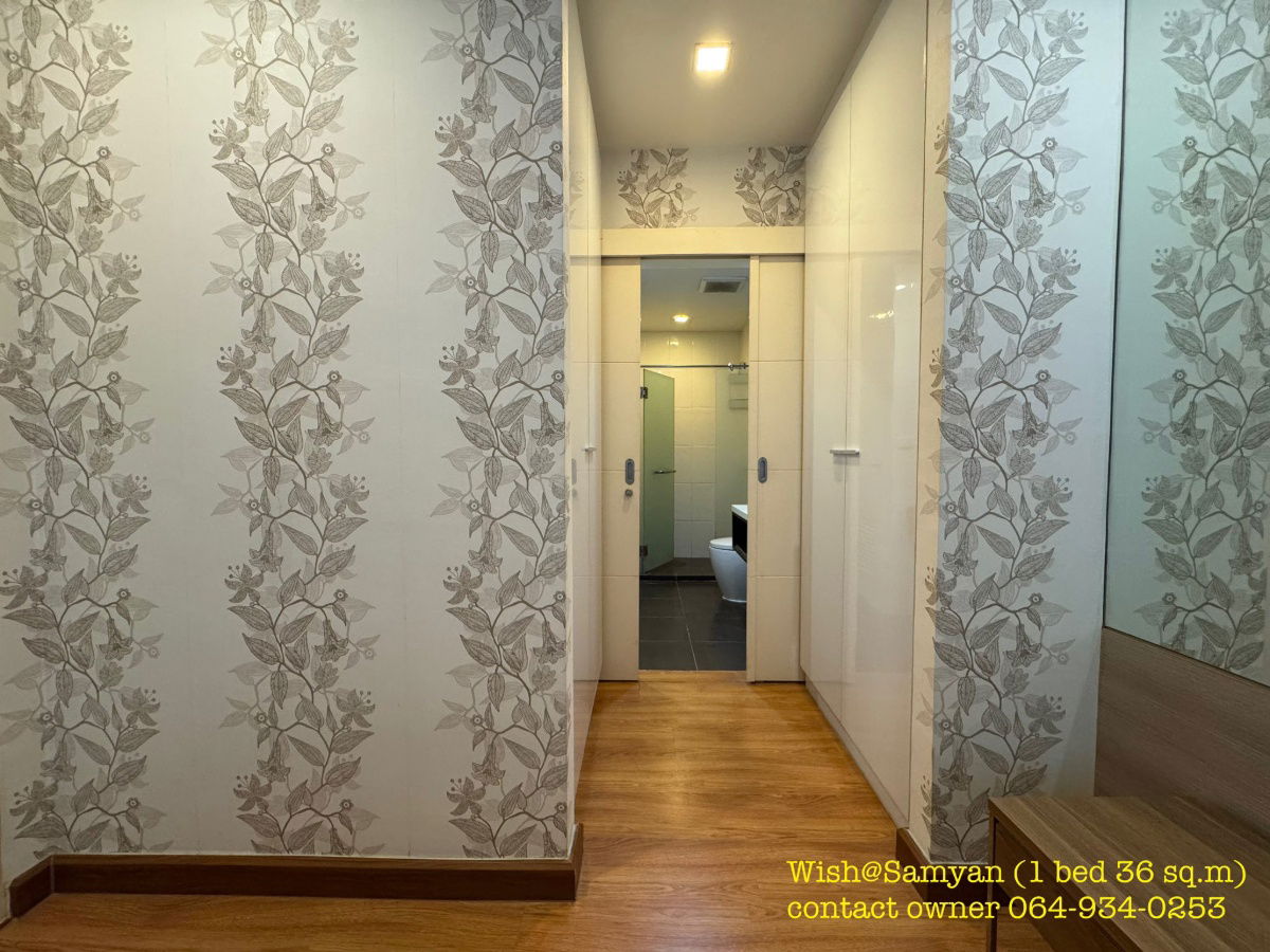รูป ให้เช่าคอนโด Wish@Samyan ใกล้ MRT สามย่าน 18,000 บาท รหัสทรัพย์: RS1468 - รูปที่ 6/8
