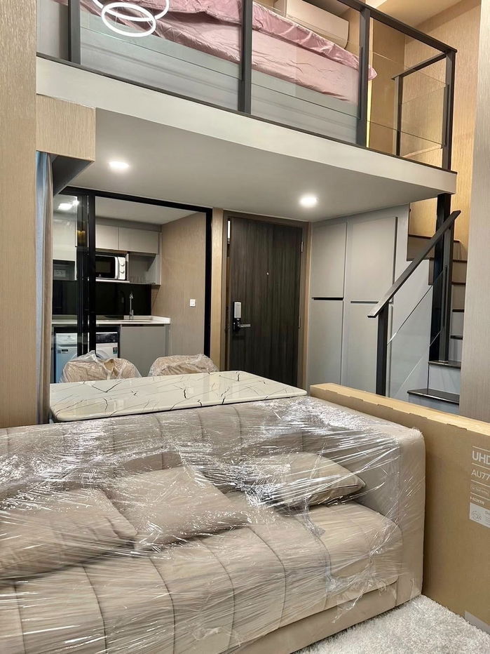 picture *** Condo for rent : KnighsBridge Space Rama9 2 Bedrooms Nice decorated Duplex Built in furniture near MRT Rama9 *** - 4/36