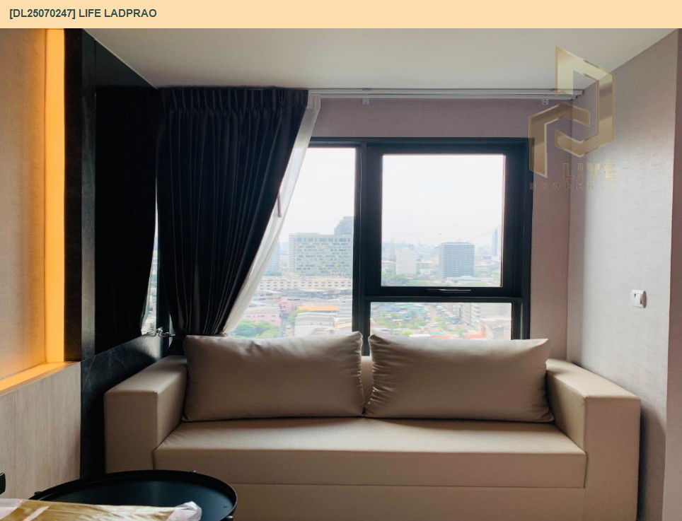 รูป DL25070247 ให้เช่าคอนโด ไลฟ์ ลาดพร้าว (Life Ladprao) ใกล้ BTS ห้าแยกลาดพร้าว พร้อมเข้าอยู่ โทรด่วน 0638692663 LineID @655ebbvc - รูปที่ 6/9