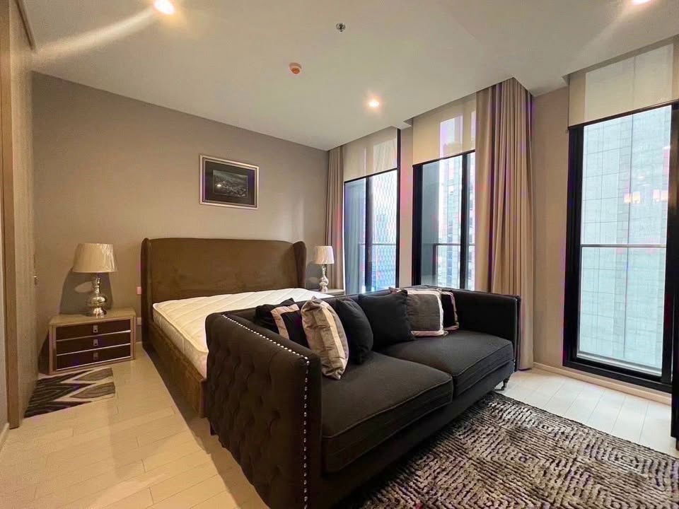 picture TA6096📲Line ID @556ryccg 🚉1 Bedroom 45 sqm Floor14 Noble Ploenchit Fully furnished near BTS Ploenchit & Central Embassy - 1/13