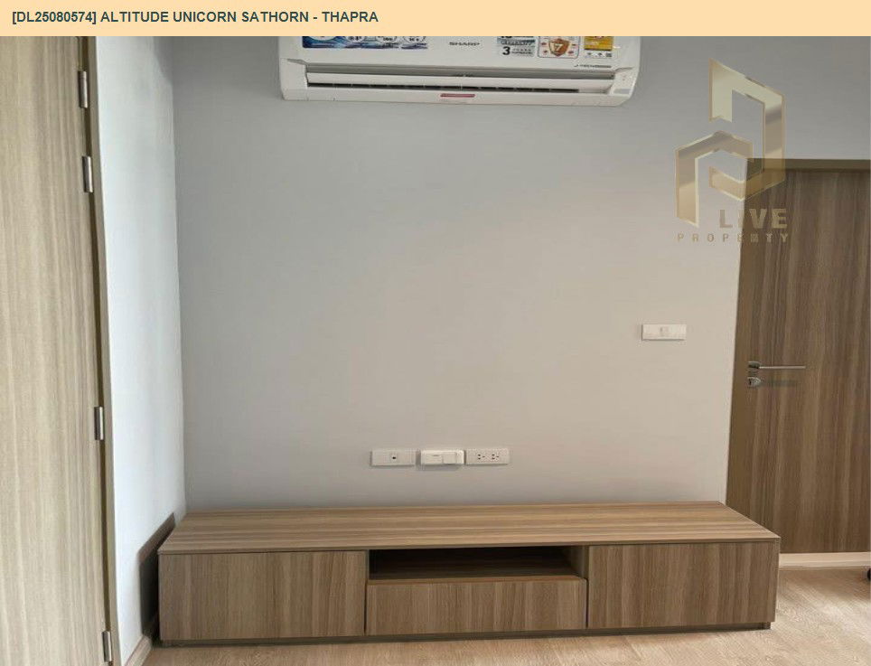 picture DL25080574 Condo for rent, Altitude Unicorn Sathorn - Thapra near BTS Talat Phlu, ready to move in, call urgently 0656133286 LineID @534wlwof - 14/15