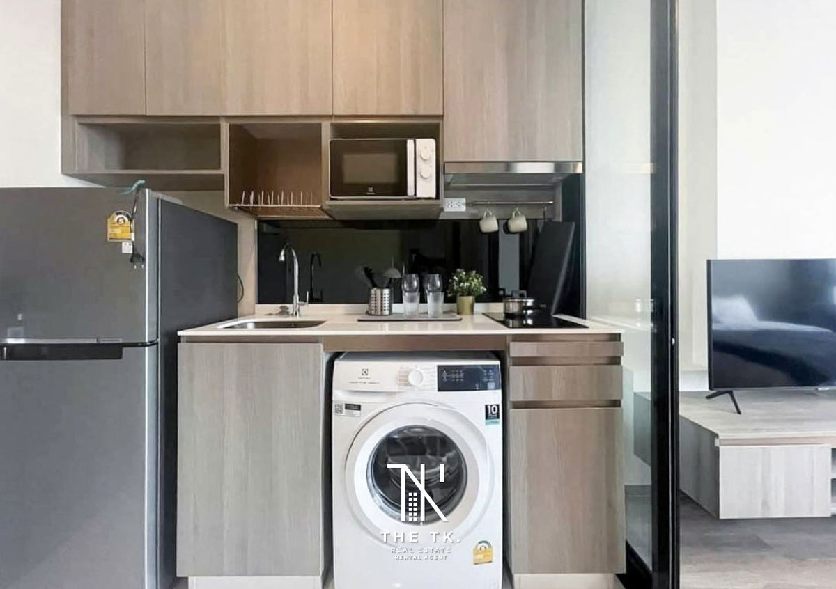 รูป ให้เช่าด่วน/ราคาดีที่สุด คอนโด Knightsbridge Prime Onnut ขนาด 27 ตร.ม. Studio / ครัวปิด ใกล้ BTS อ่อนนุช | ติดต่อคุณทีเค Line ID @637ilhsj - รูปที่ 8/13