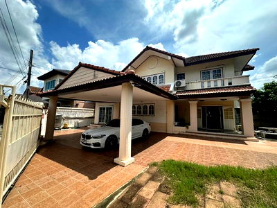 เช่าบ้านเดี่ยว เขตมีนบุรี : HU6705 บ้านเดี่ยวให้เช่า หมู่บ้านประภาวรรณโฮม ร่มเกล้า 1 กรุงเทพมหานคร