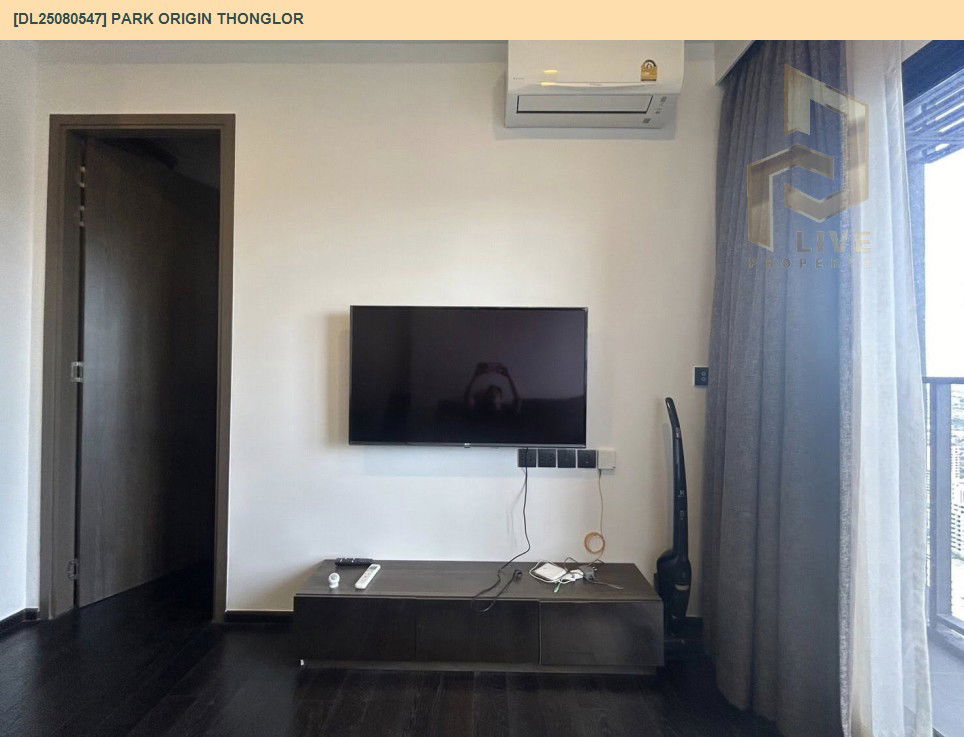 picture DL25080547 Condo for rent, PARK ORIGIN THONGLOR near BTS Thong Lo, ready to move in, call urgently 0656133286 LineID @655ebbvc - 2/12