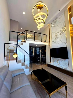 Condos for rent Big C Extra Sukhaphiban 3 : 🟢Condo For Rent 🟢The Rich Rama 9 - Srinakarin Zone Srinakarin Type Duplex Full Furniture 1 bedroom 1 bathroom HOT!!
