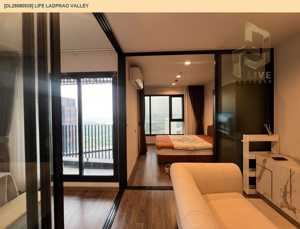 picture DL25080535 Condo for rent, Life Ladprao Valley near BTS Ha Yaek Lat Phrao, ready to move in, call urgently 0656133286 LineID @655ebbvc - 4/10