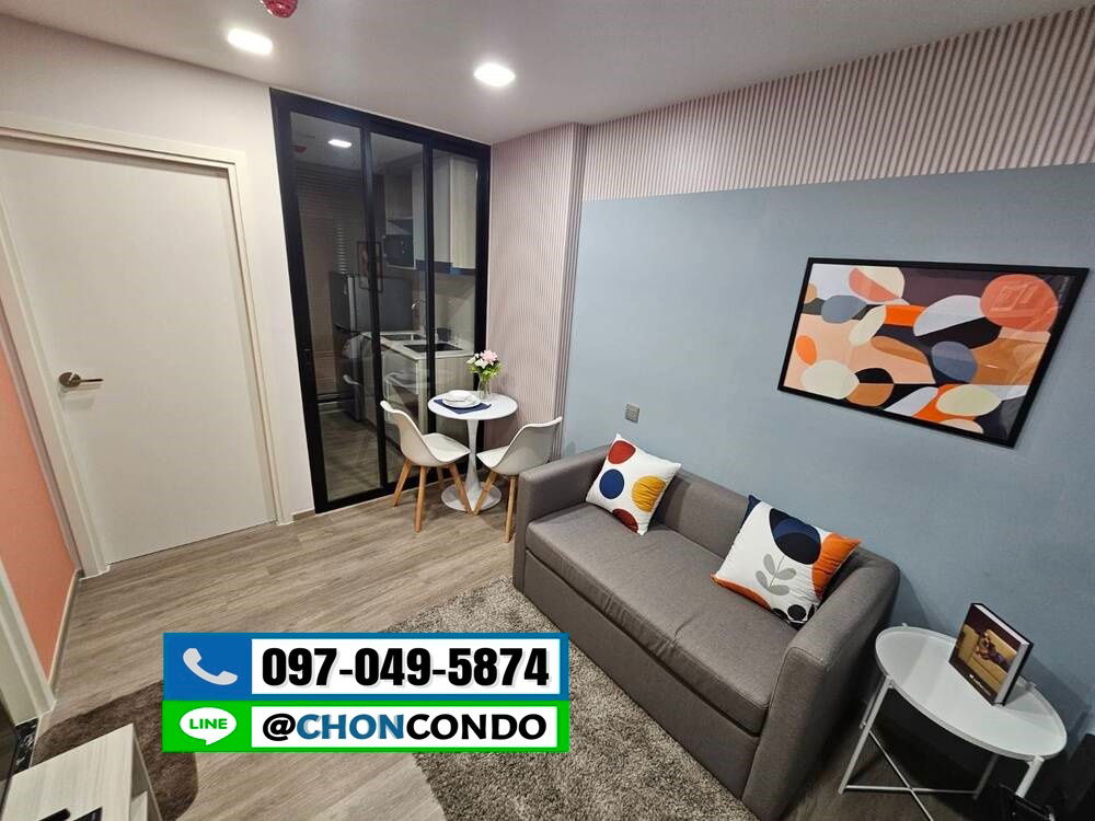 รูป Kave universe บางแสน ชั้น8 -------แอร์2ตัว-------Tel 097-049-5874 (Line: @choncondo มี@ด้วย) - รูปที่ 2/18