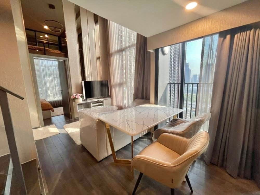 picture *** Condo for rent : KnighsBridge Space Rama9 2 Bedrooms Nice decorated Duplex Built in furniture near MRT Rama9 *** - 3/36