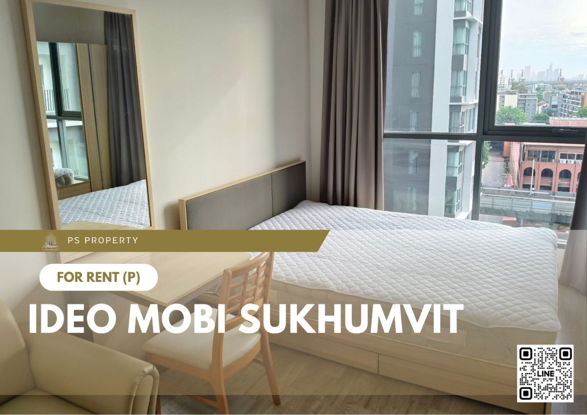 picture For rent 📍 IDEO Mobi Sukhumvit 📍 Fully furnished and equipped, near BTS On Nut - 1/10