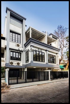 รูป AT616 ให้เช่าทาวน์โฮม 3 ชั้น 4 ห้องนอน ย่านพัฒนาการ ใกล้ทองหล่อ เอกมัย - รูปที่ 1/10