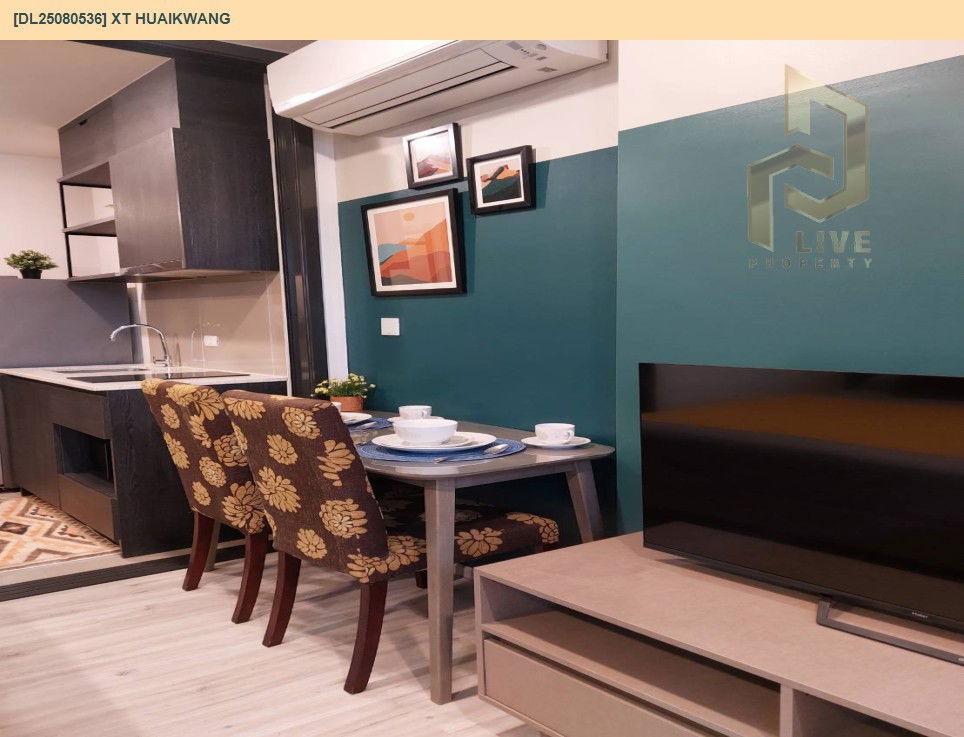 picture DL25080536 Condo for rent, XT HUAIKWANG near MRT ห้วยขวาง, ready to move in, call urgently 0656133286 LineID @534wlwof - 16/16