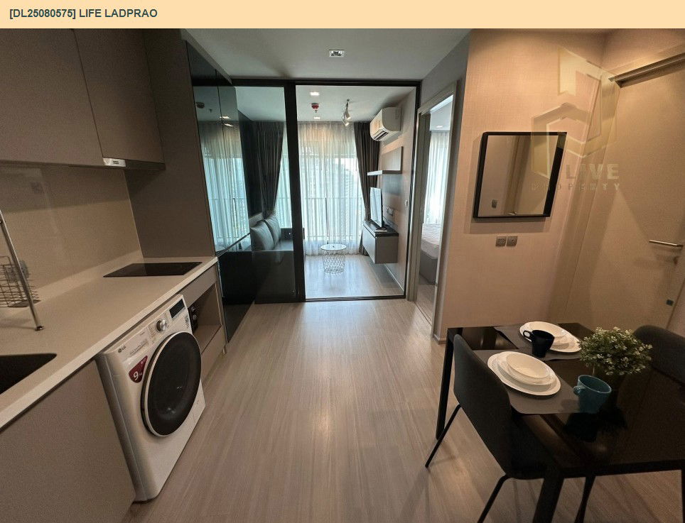 picture DL25080575 Condo for rent, Life Ladprao near BTS Ha Yaek Lat Phrao, ready to move in, call urgently 0656133286 LineID @534wlwof - 9/11