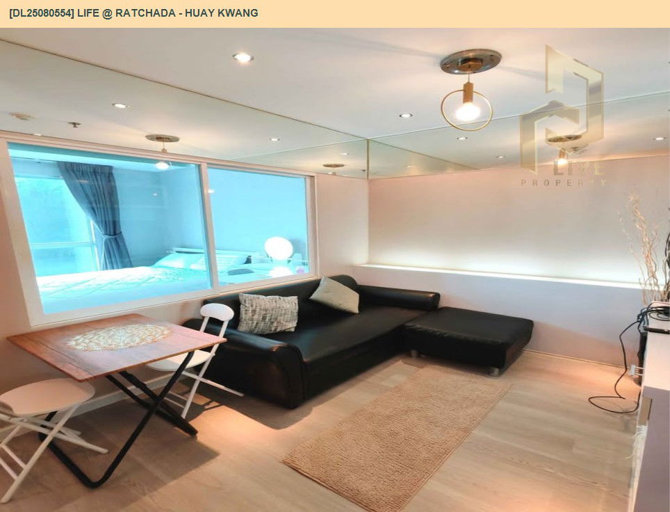 picture DL25080554 Condo for rent, Life @ Ratchada - Huay Kwang near MRT ห้วยขวาง, ready to move in, call urgently 0656133286 LineID @655ebbvc - 2/16
