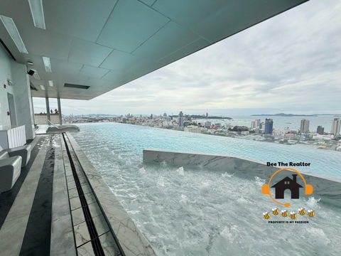 For Rent – Once Pattaya Condo 2 bedrooms High-Floor Corner Unit with Sea View