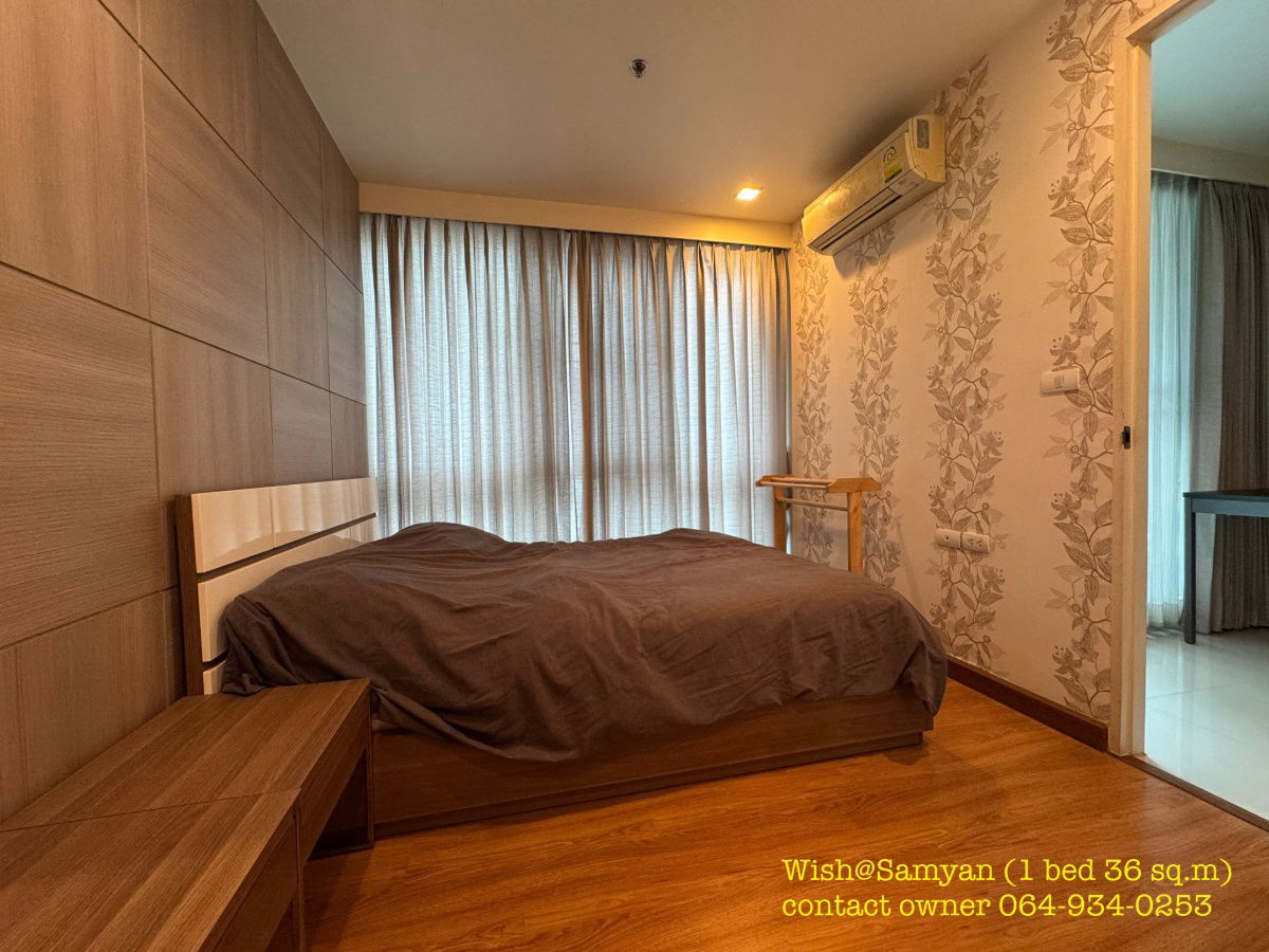 รูป ให้เช่าคอนโด Wish@Samyan ใกล้ MRT สามย่าน 18,000 บาท รหัสทรัพย์: RS1468 - รูปที่ 5/8