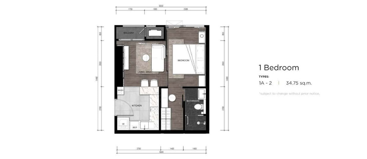 picture Condo for rent THE ESSE at SINGHA COMPLEX near MRT Phetchaburi 38,000 baht Property code: RS1471 - 10/15
