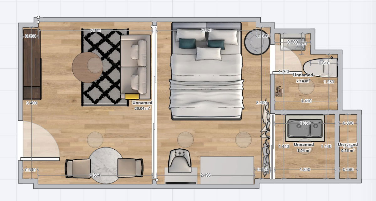 picture for sale studio zone lad-phrao 102  - 7/9