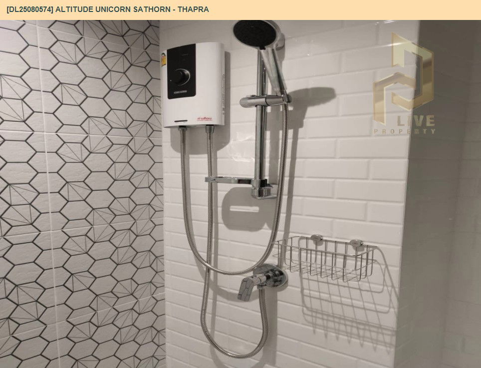 picture DL25080574 Condo for rent, Altitude Unicorn Sathorn - Thapra near BTS Talat Phlu, ready to move in, call urgently 0656133286 LineID @534wlwof - 8/15
