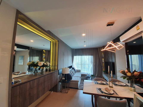 🚩 For Rent Condo THE TREE SUKHUMVIT 71-EKAMAI Building 1, Floor 24,2 bed room, Room size 56.00 sqm