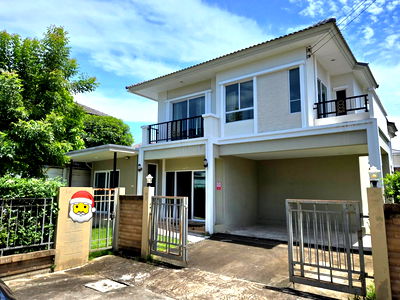เช่าบ้านเดี่ยว ธัญบุรี ปทุมธานี : 🏡 ให้เช่า บ้านเดี่ยวหมู่บ้านภัสสร เพรสทีจ รังสิต คลอง 2 ราคาถูกกว่าราคาประเมิน!📍โครงการติดถนนใหญ่ ไม่ต้องเข้าซอย เดินทางสะดวก